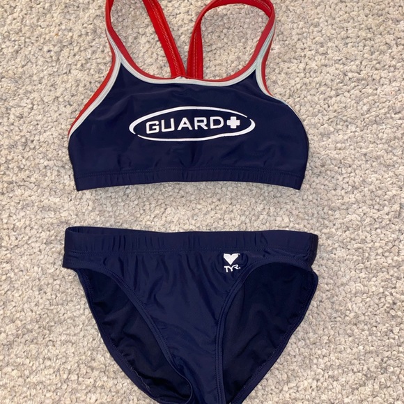 TYR Swim Lifeguard Bikini Set Poshmark